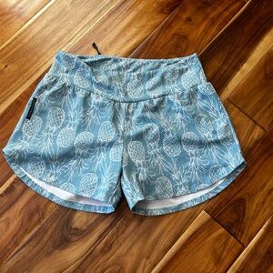 Love Fitness Pineapple Shorts